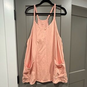 Free People Hot Shot Mini Dress | Peach Bud XL